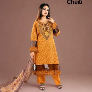 Chaiti Pure Cotton Three Piece102